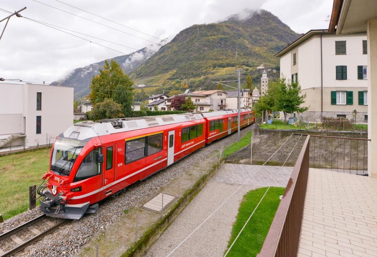 Alp Gruem Apartment - 8 Min Walk To Bernina Express Tirano Luaran gambar